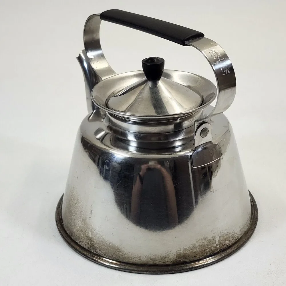 Rostfritt Kettle Stainless Steel Swedish Teapot Retro Coffee Pot Scandinavian